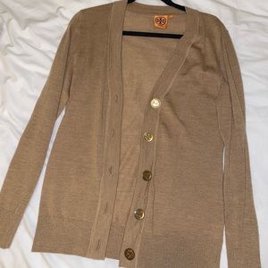 Tory Burch Merino Wool Cardigan